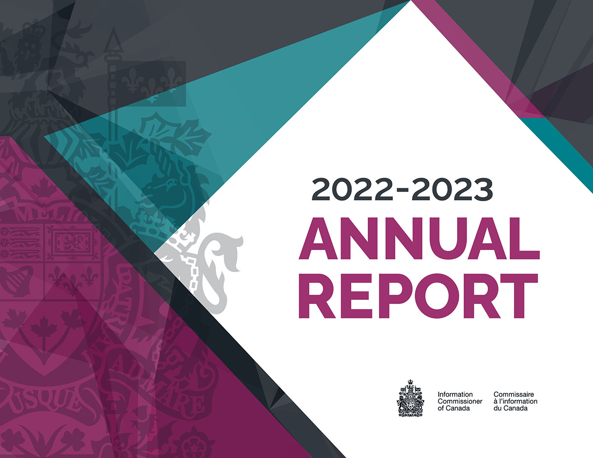 Front cover of the OIC 2022-2023 Annual Report