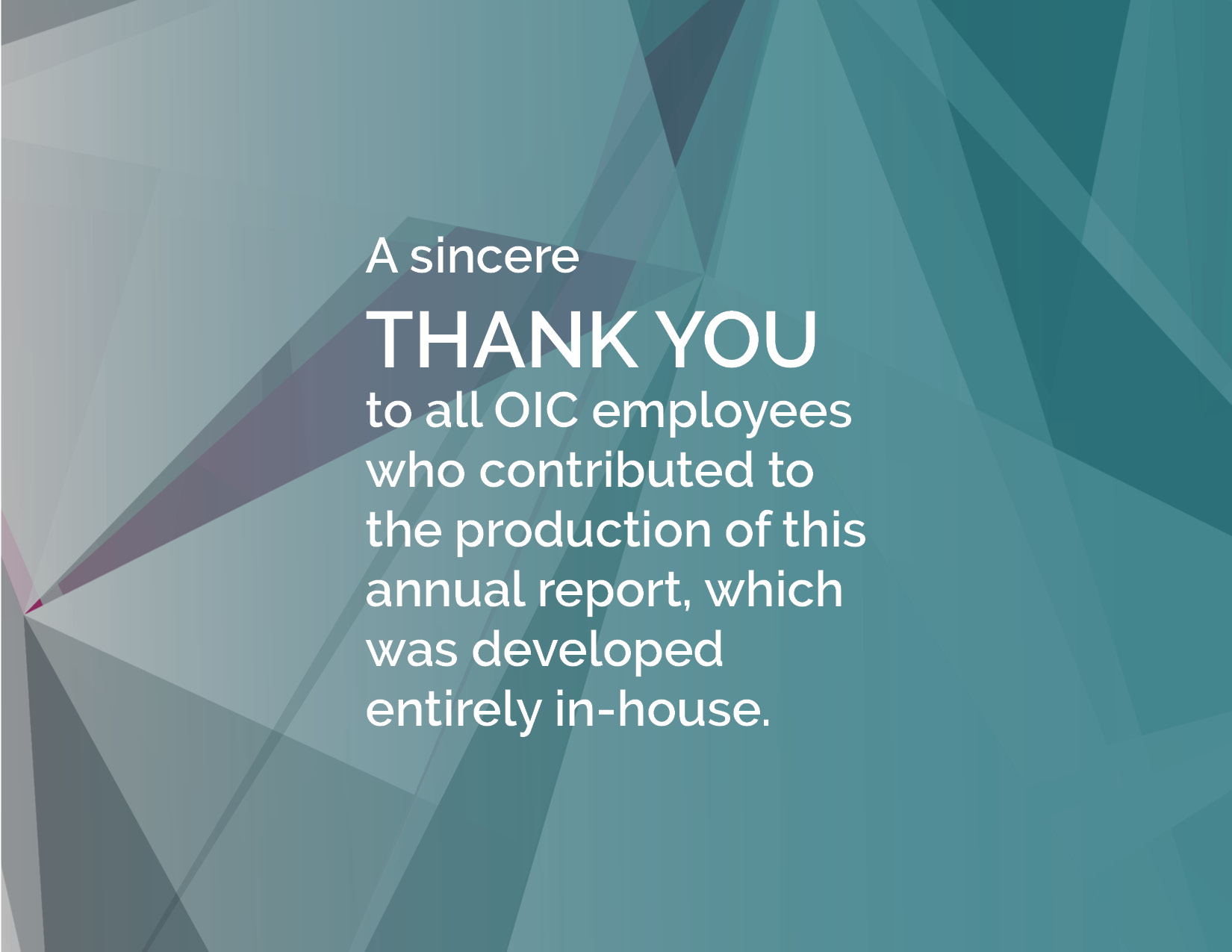 Thank you message to team. Text available in Text version.